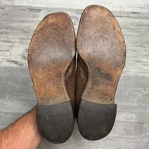 Allen Edmonds Nassau Brown Sharkskin Wingtips 11.5 D Allen Edmonds | Shoes | Allen Edmonds Nassau Brown Sharkskin  main image 4